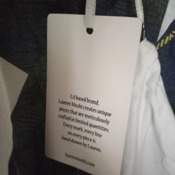 Lauren Moshi plaid bow withe bell sleeve NWT - Picture 3 of 9